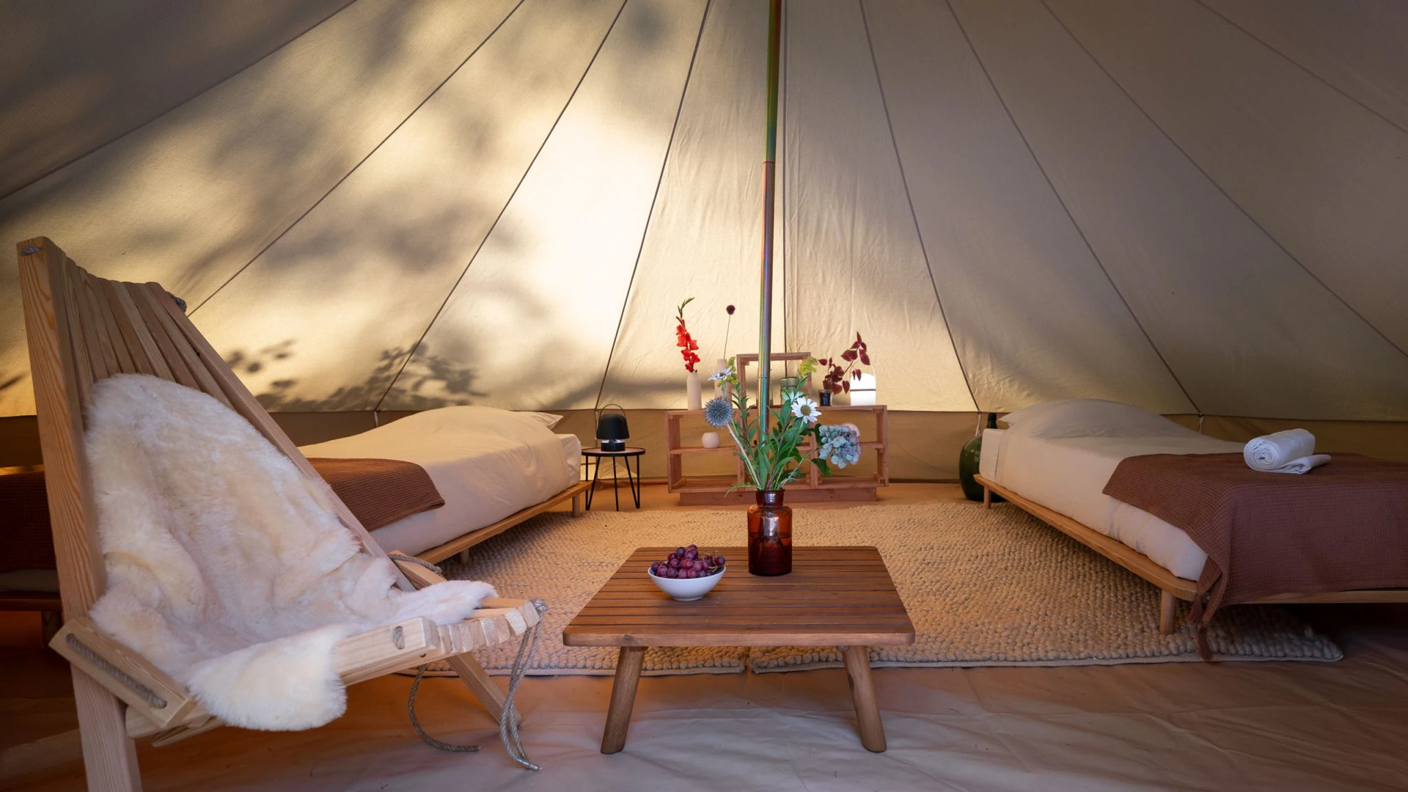 Nimbus and Cumulus: the luxury bell tents of OSSO