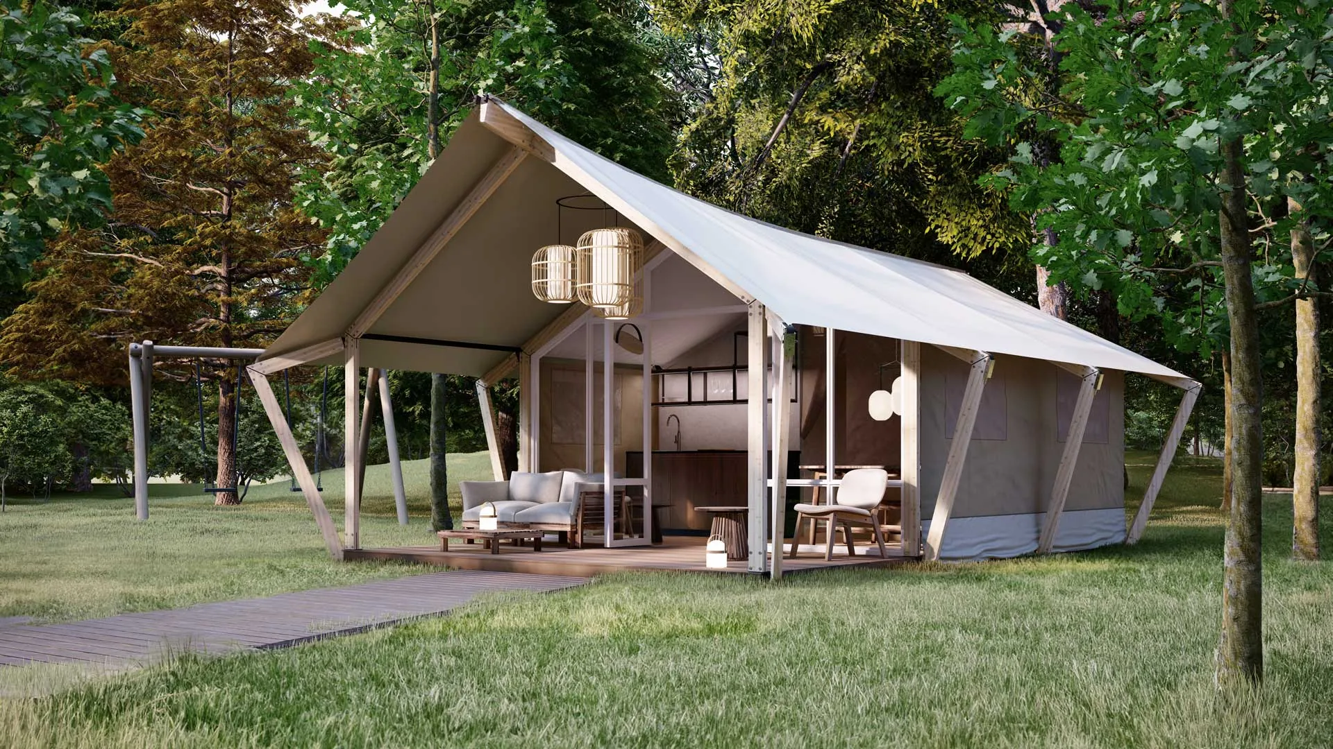 Cirrus luxury tent for resorts