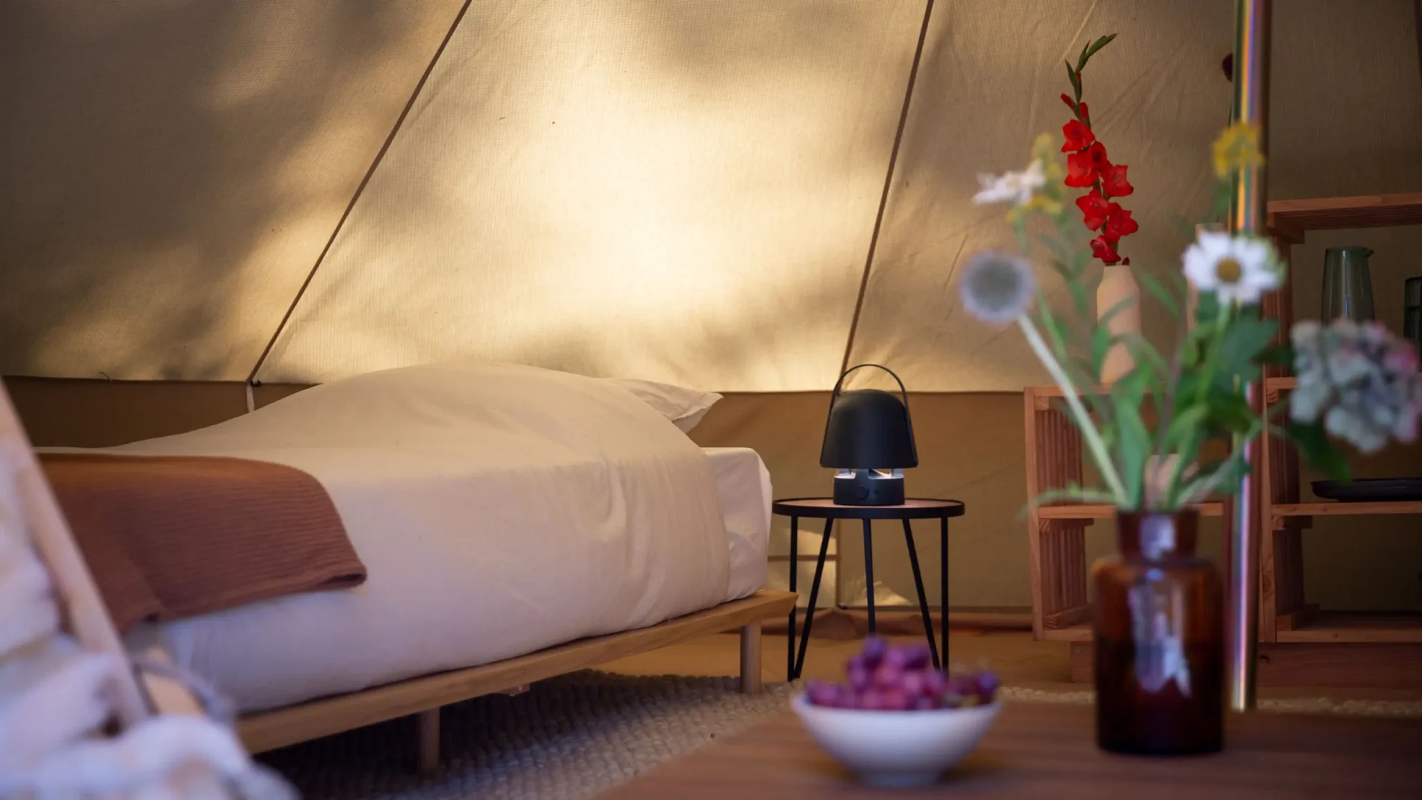 Bell tent extreme weather